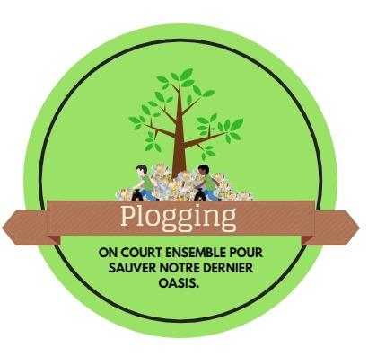 logo evento plogging in francese